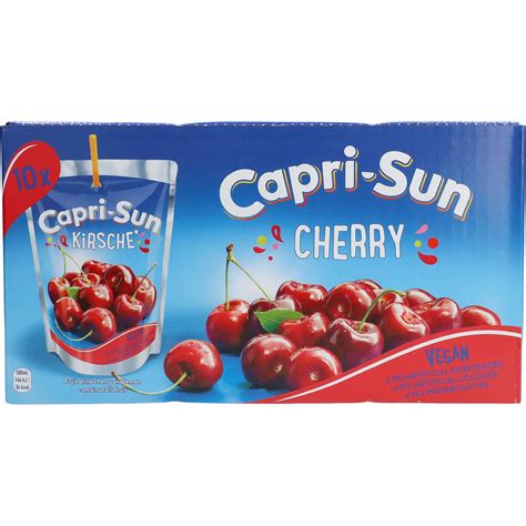 Tuotteiden hinnat Capri Sun Kirsche Ensimmäinen alkoholin