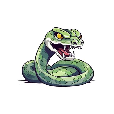 Premium Vector Snake Vector Illustration Snake Mascot