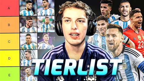 Los Mejores Jugadores De Argentina En Qatar Tierlist Youtube