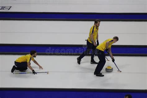 Lgt World Men S Curling Championships Editorial Image Image Of