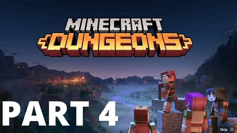 Minecraft Dungeons Gameplay Walkthrough Part Cacti Canyon Ps