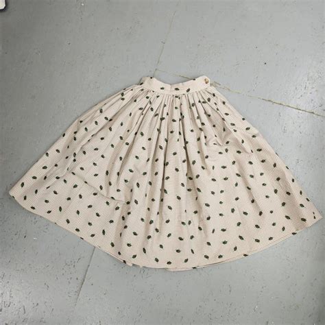 Gingham Circle Skirt Etsy