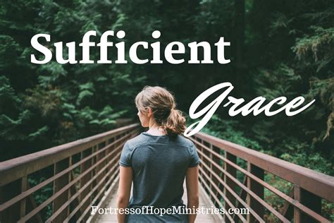 Sufficient Grace – Fortress of Hope Ministries