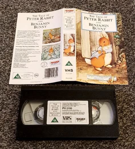 The Tale Of Peter Rabbit And Benjamin Bunny C3 Sleeve And Tape Only Pal Vhs