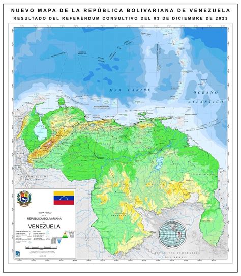 Maduro Divulga Novo Mapa Da Venezuela Incorpora O De Essequibo