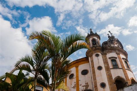 Ouro Preto Minas Gerais Brazil The Famous Church Of Saint Francis Of