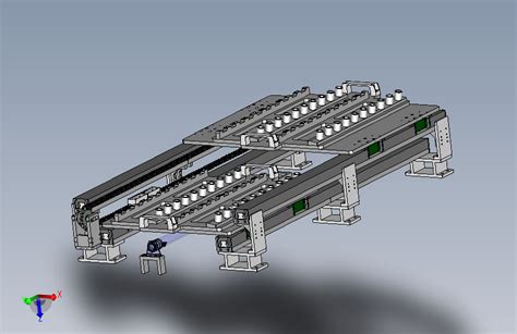 双层上下料装置 SOLIDWORKS 2017 模型图纸下载 懒石网