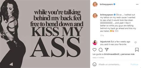 Britney Spears Responde A Haters Kiss My Ass Clase