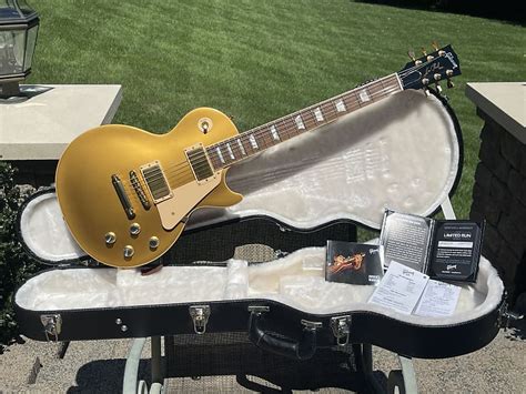 Gibson Limited Edition Of 350 Les Paul Gold Top Emgpiezo Reverb