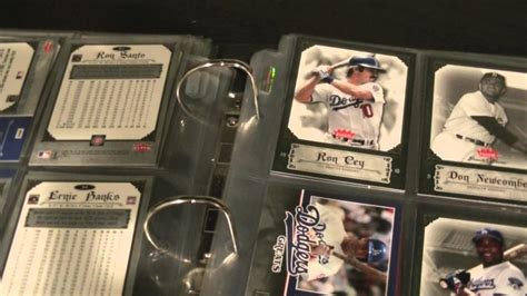 ASMR Relaxation Baseball Card Collection 1 YouTube