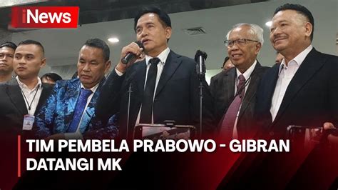 Pengacara Tim Pembela Prabowo Gibran Di Mk Hadapi Gugatan Anies Dan