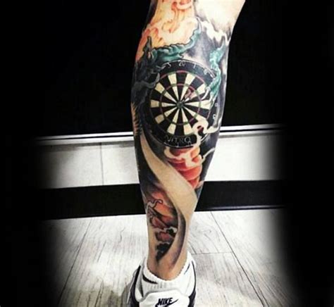 Stunning Dart Tattoos For Men Tattoos For Guys Calf Tattoo Men