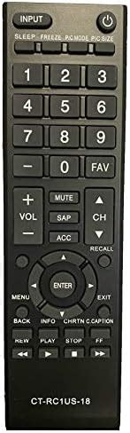 Amazon CT RC1US 18 Remote Control Fit For Toshiba LED LCD TV HDTV