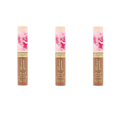 Eveline Cosmetics Жидкие тени для век 2 в 1, Flower Garden, тон №02, 6 ...