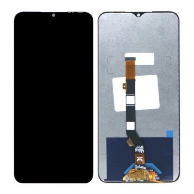 LCD With Touch Screen For Infinix Hot G Black Display Glass Combo Folder