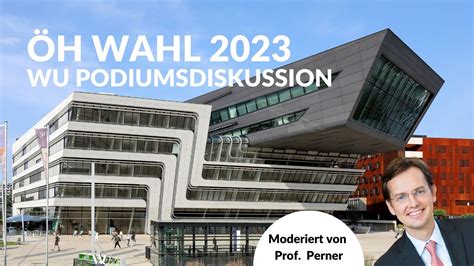 ÖH WAHL 2023 WU PODIUMSDISKUSSION YouTube