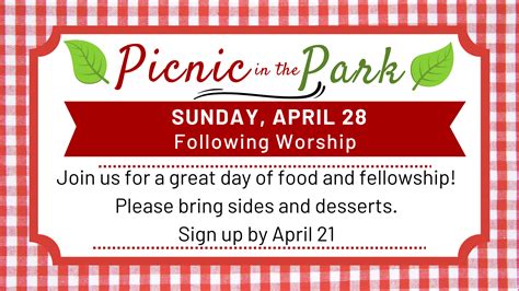 Picnic in the Park — FBC Tullahoma