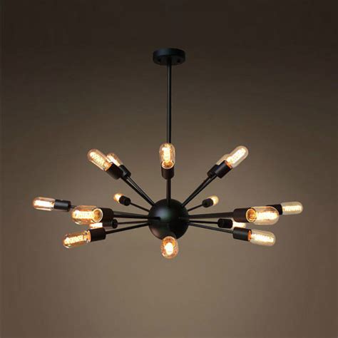 18 Light Brown Metal Sputnik Chandelier - Westmenlights - Touch of Modern