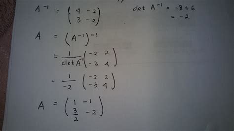 Rumus Transpose Matriks 2X2