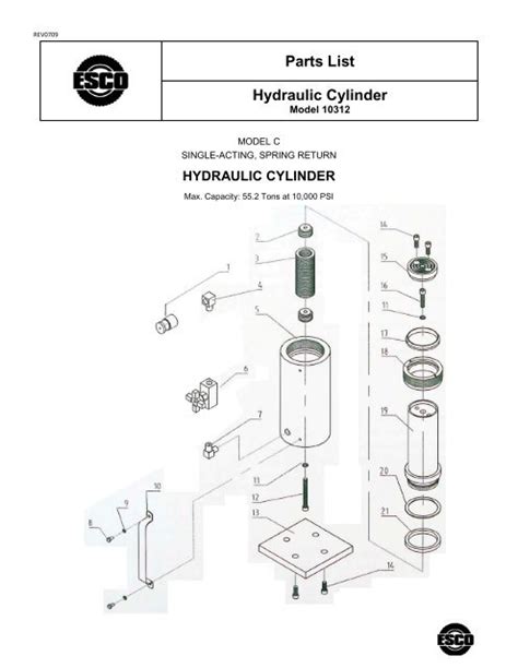 Hydraulic Cylinder Parts Catalog Catalog Library