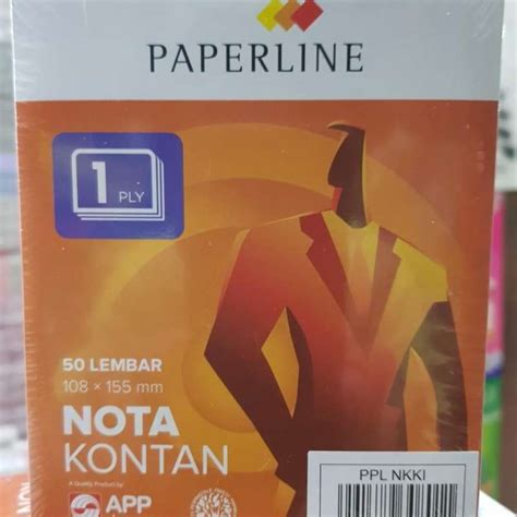 Jual Nota Kontan PAPERLINE 1Ply 50 Lbr Isi 10 Buku Di Seller Sembilan