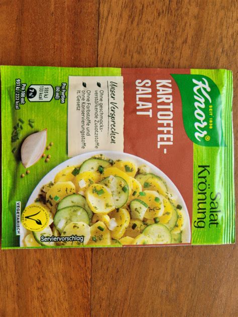 Knorr Knorr Salatkrönung Kartoffel Salat Kalorien Neue Produkte Fddb