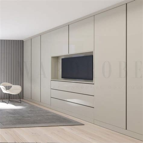 Bespoke Modern Spray Painted Fitted Wardrobe By I Wardrobes London