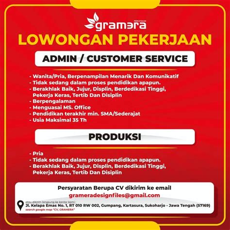 Lowongan Kerja Mei Percetakan Gramera Di Solo Info Loker Solo