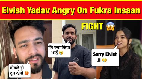 Elvish Yadav Angry Reply To Fukra Insaan And Manisha Rani Elvish