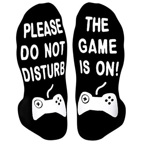 HAPPYPOP Do Not Disturb I M Gaming Unisex Socks Funny Game Gifts For