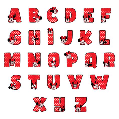 Mouse Alphabet Letters Minnie Minnie Mouse Mickey Font Disney Alphabet Porn Sex Picture