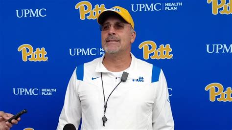 Pitt Football Training Camp Pat Narduzzi Youtube