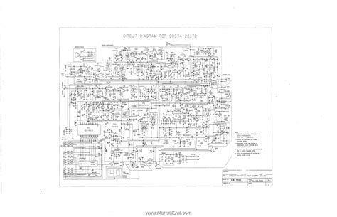 Cobra Dx Iv Circuit Diagram