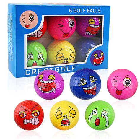 Crestgolf Novelty Funny Golf Balls Unique Practice Balls For Men