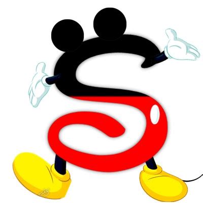 Original Alfabeto Inspirado En Mickey Mouse Oh My Alfabetos