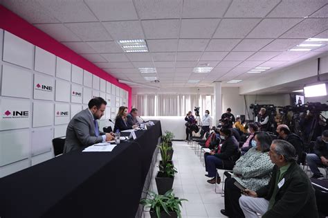 Conferencia de prensa sobre la campaña de credencialización 2023 2024