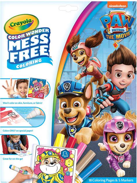 Crayola Giant Coloring Pages Nickelodeon Paw Patrol Mighty Pups