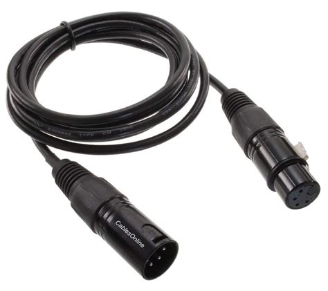 Cablesonline Ft Xlr Pin Female To Xlr Pin Male Shielded