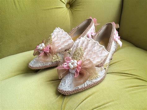 Marie Antoinette Heels Shoes Rococo Baroque Fashion Costume Etsy