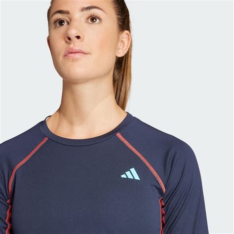 Clothing Adizero Running Long Sleeve Tee Blue Adidas South Africa