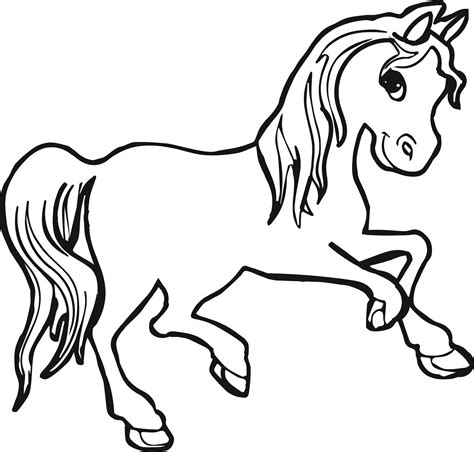 print horse coloring pages 3