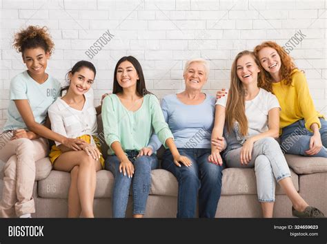 Diverse Group Of Women Smiling