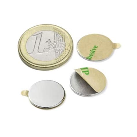 Adhesive Disc Magnets 15x1mm Beilun Meank