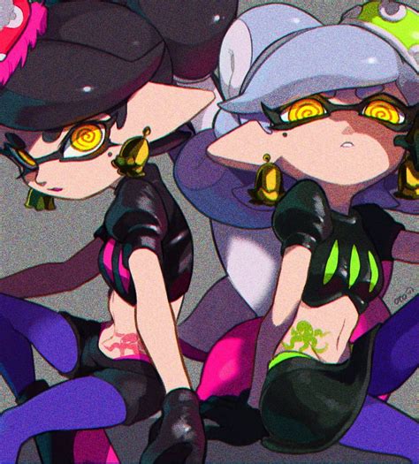 Squid Sisters Octosisters En 2024 Dibujos Dibujos Bonitos Splatoon