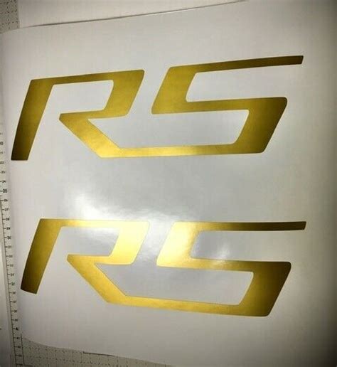 2 Rs Decals 2010 2024 Chevrolet Camaro Compatible Racing Decal