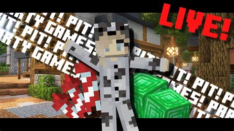 Live Hypixel Pit And Viewer Games Youtube