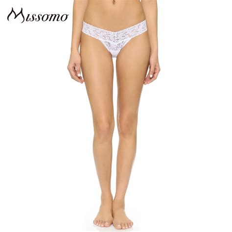 Missomo Fashion Solid White Women Sexy Underwear Panties Low Waist