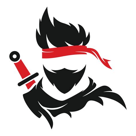 Ninja Logo Vector 22535410 Vector Art at Vecteezy