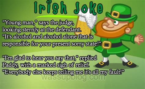 Saint Patricks Day Irish Jokes 2018 Limericks Riddles One Liners