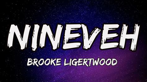 Brooke Ligertwood Nineveh Lyrics Live Revival Way Youtube
